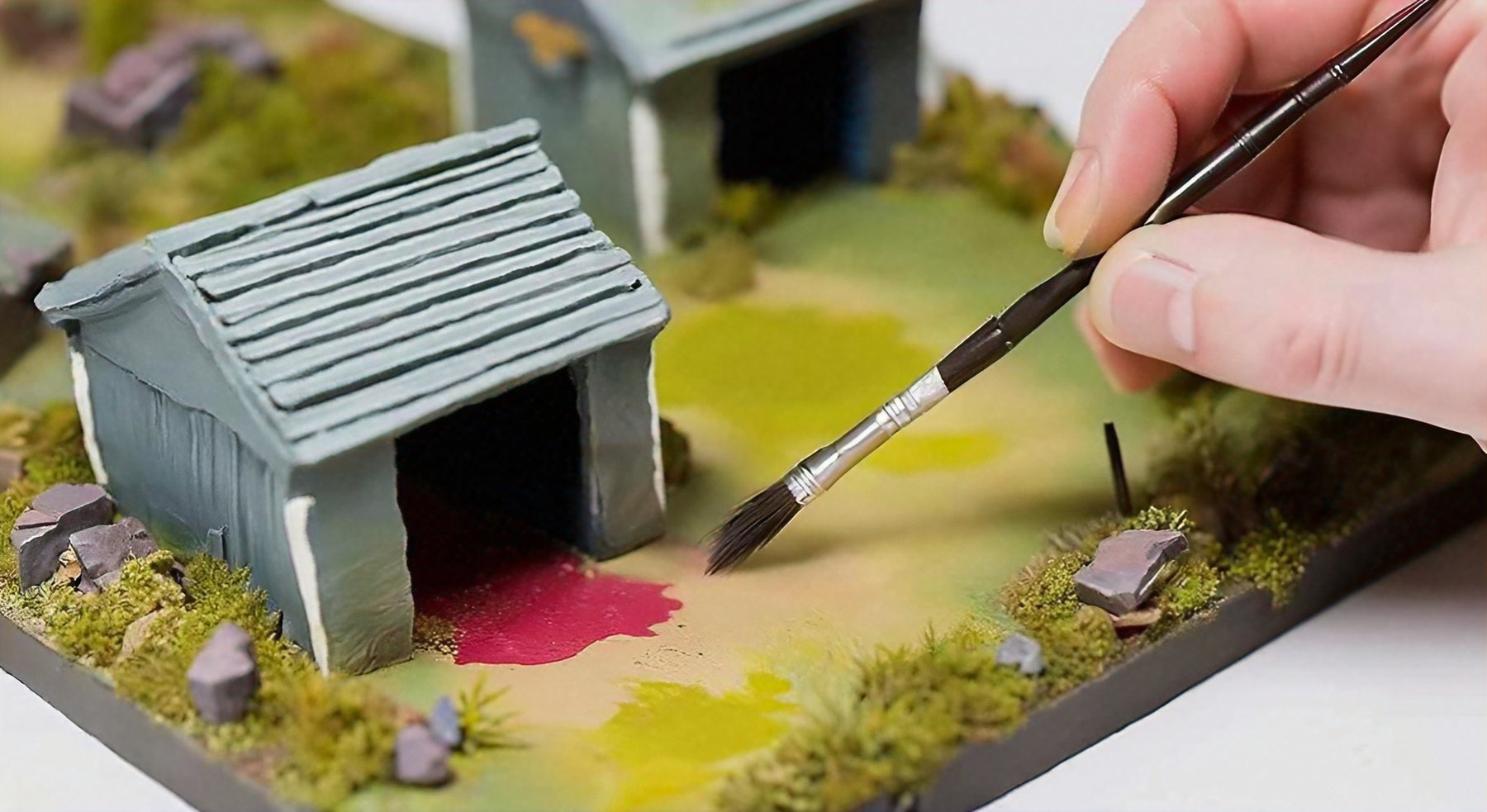 How to Paint Miniature Terrain