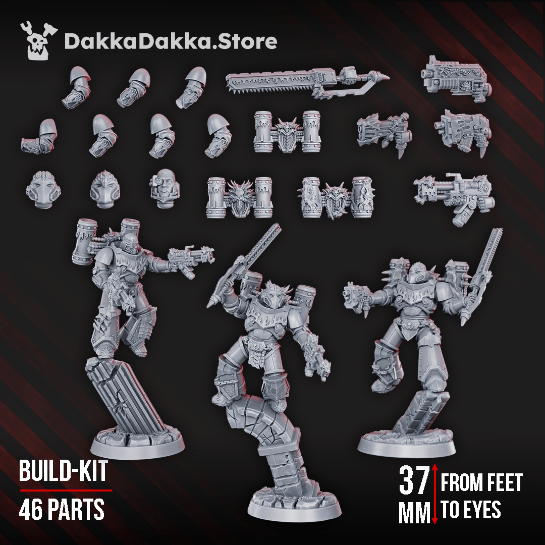 Assault Squad of Fire Lizard Warriors Order (build kit) 1