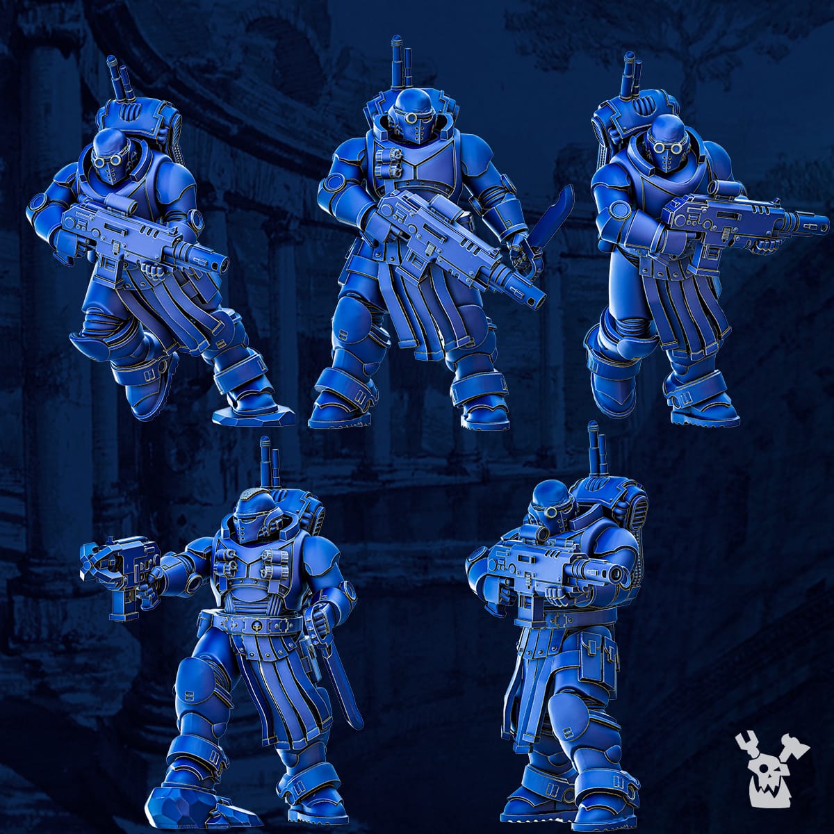 Tacet Vestiga Squad (build kit) - Recon Armored Space Assault Unit of Legio Prima Victrix 1