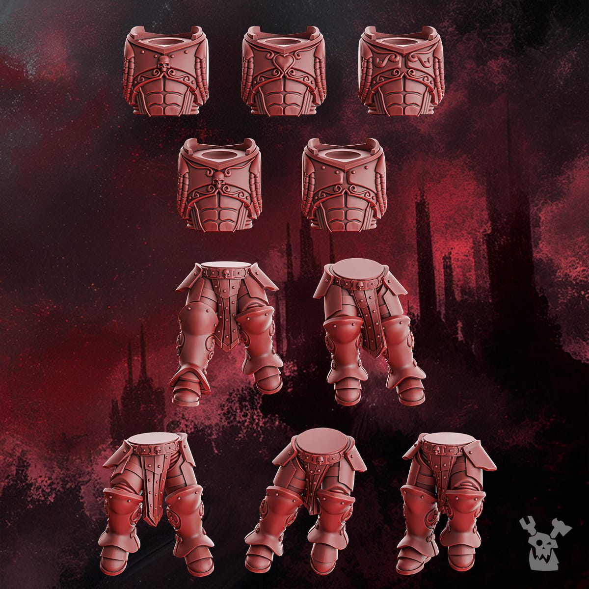 Crimson Wings Honour Squad & Storm Squad with Jump Packs (build-kit & easy-to-build models) 2