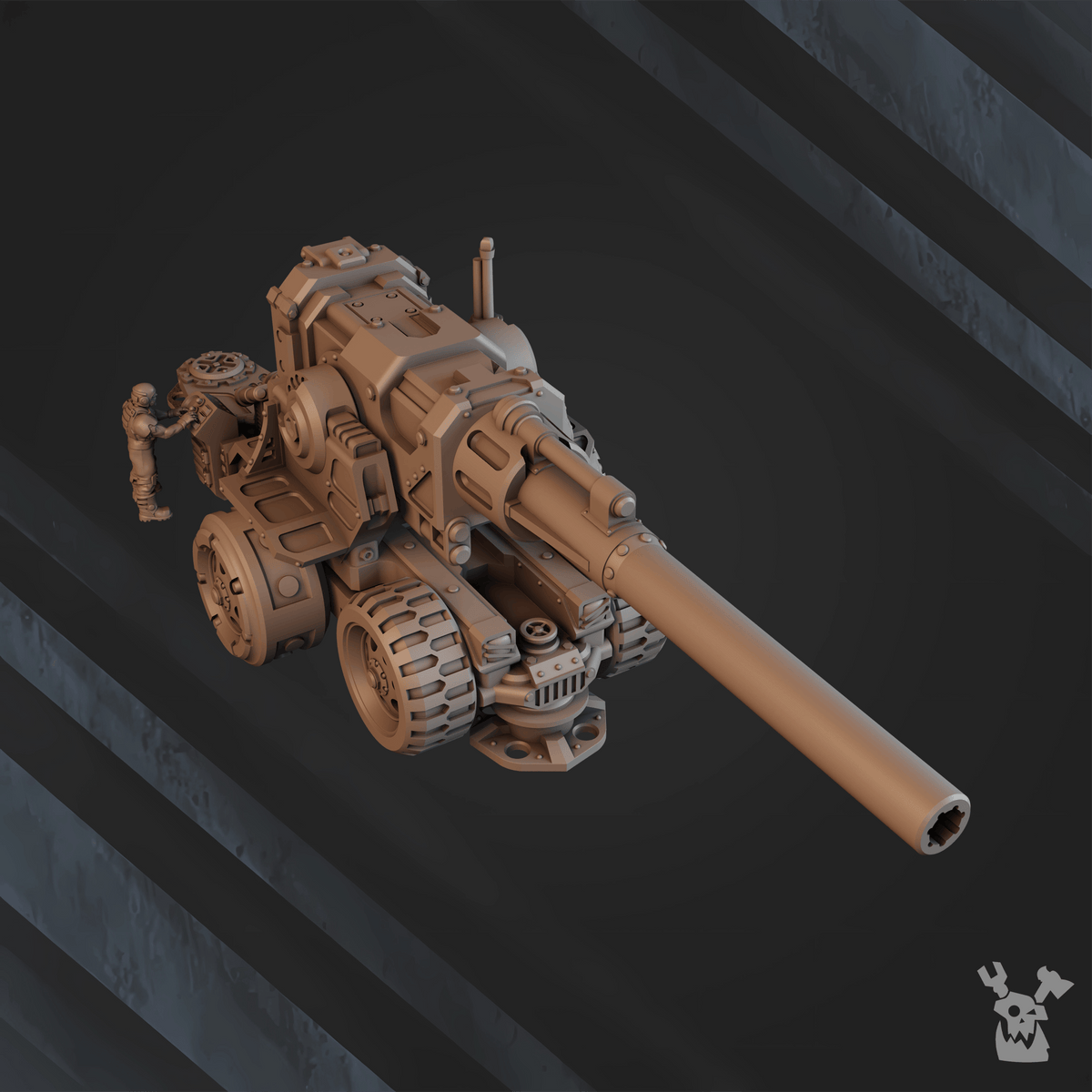 Heavy Artillery Mount with Earthquaker Cannon & Gorgon Siege Gun 3