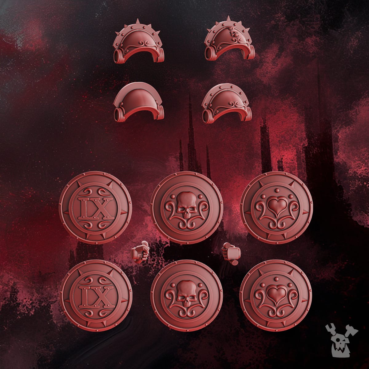 Crimson Wings Destroyers Squad (build-kit & easy-to-build models) 3