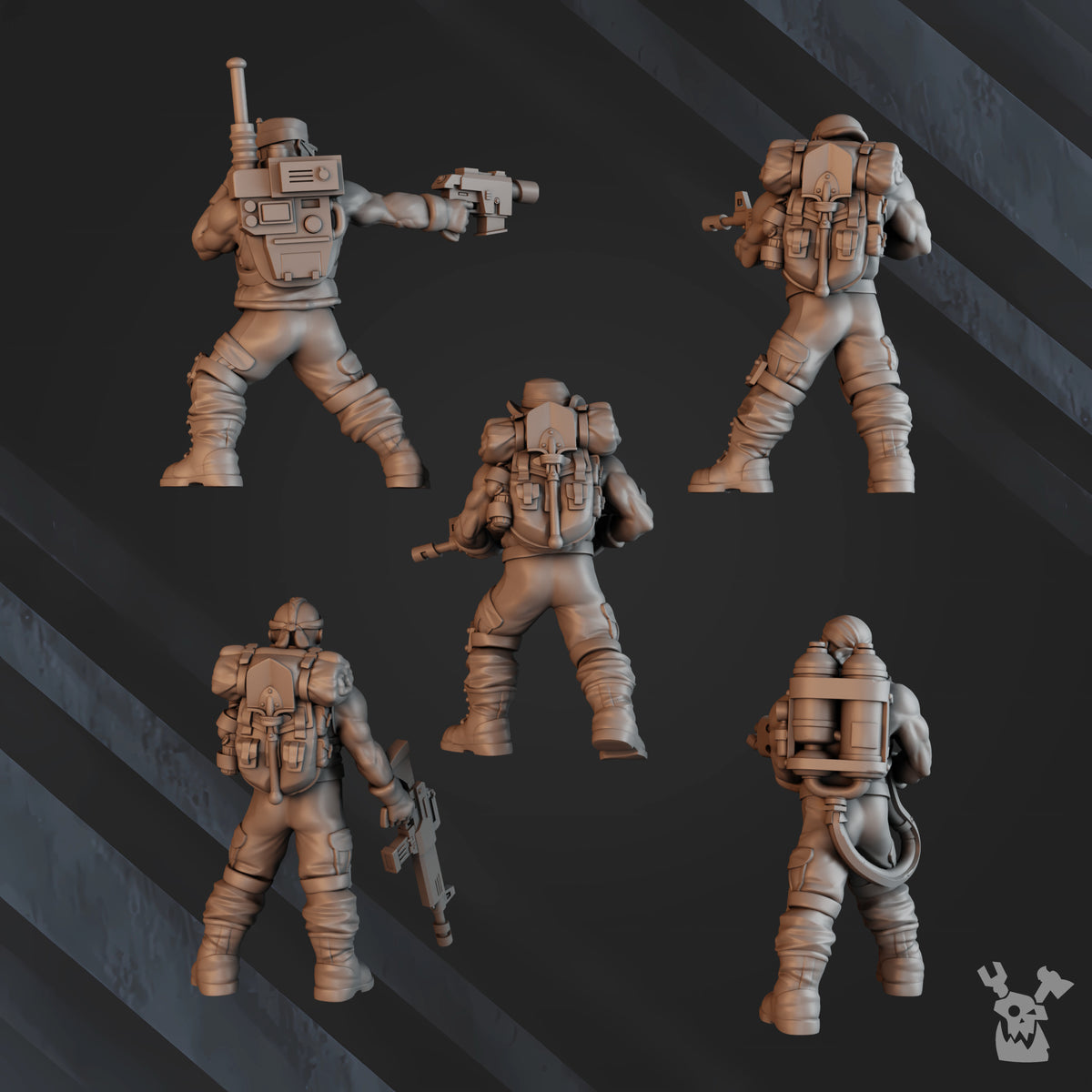 Green Hell Division Infantry Squad (pre-assembled) 3