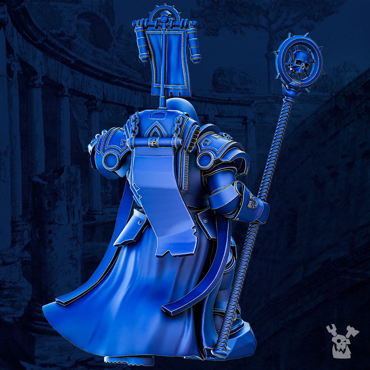 Homer the Psylliad - Prime Armored Space Spellcaster of Legio Prima Victrix 3