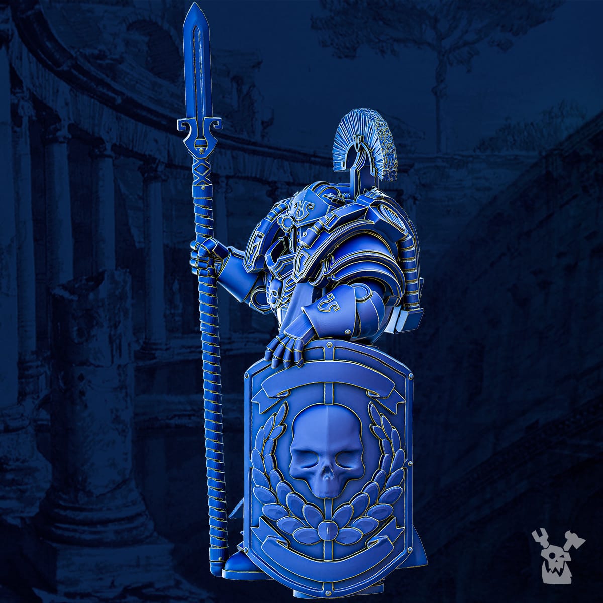 Agamemnon The Cohorte Commander - Heavy Prime Armored Captain of Legio Prima Victrix 3