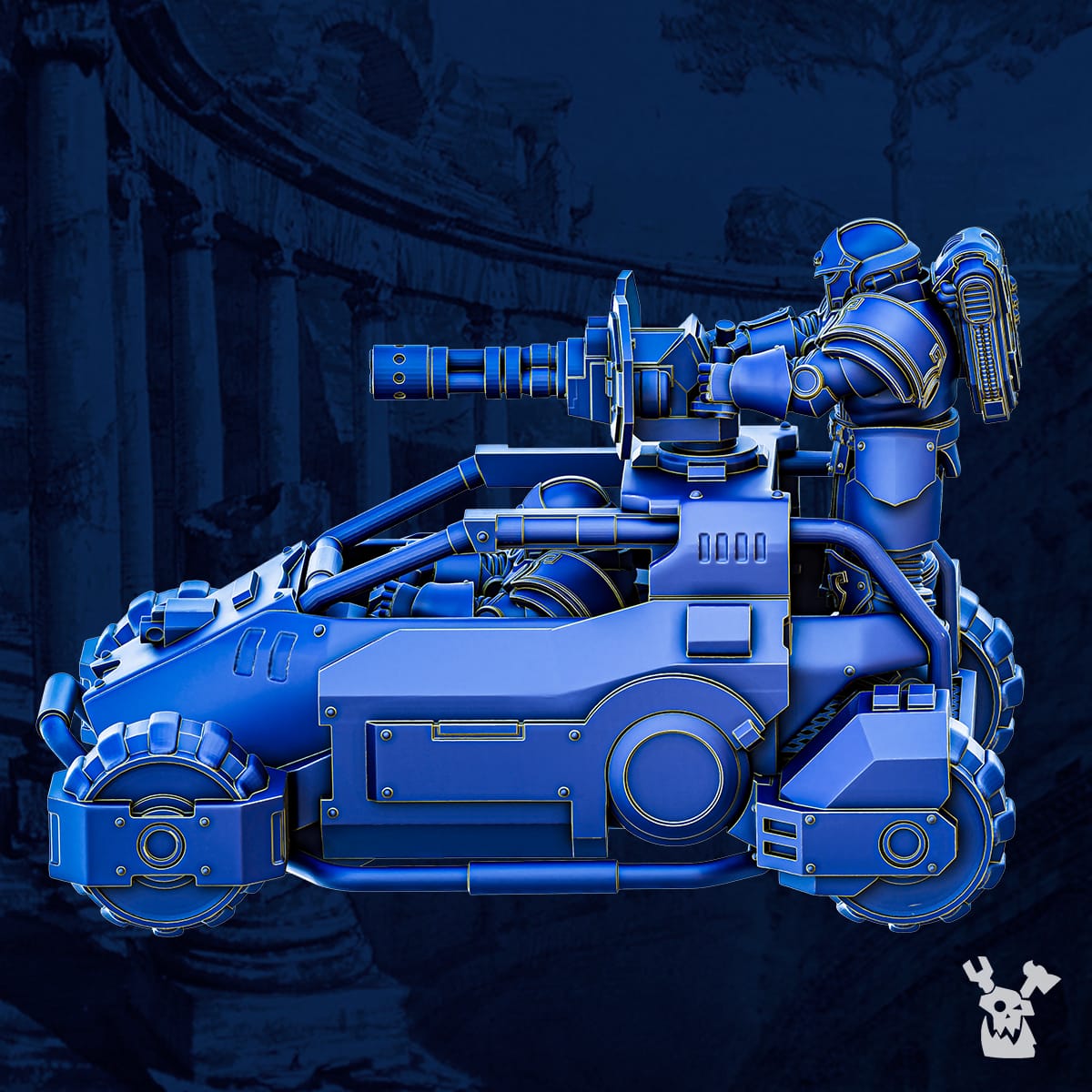 Cataphract Currus - Fast Attack Space Buggy of Legio Prima Victrix 4
