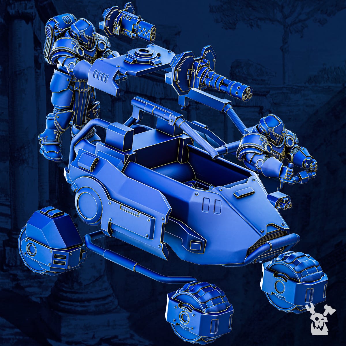 Cataphract Currus - Fast Attack Space Buggy of Legio Prima Victrix 5