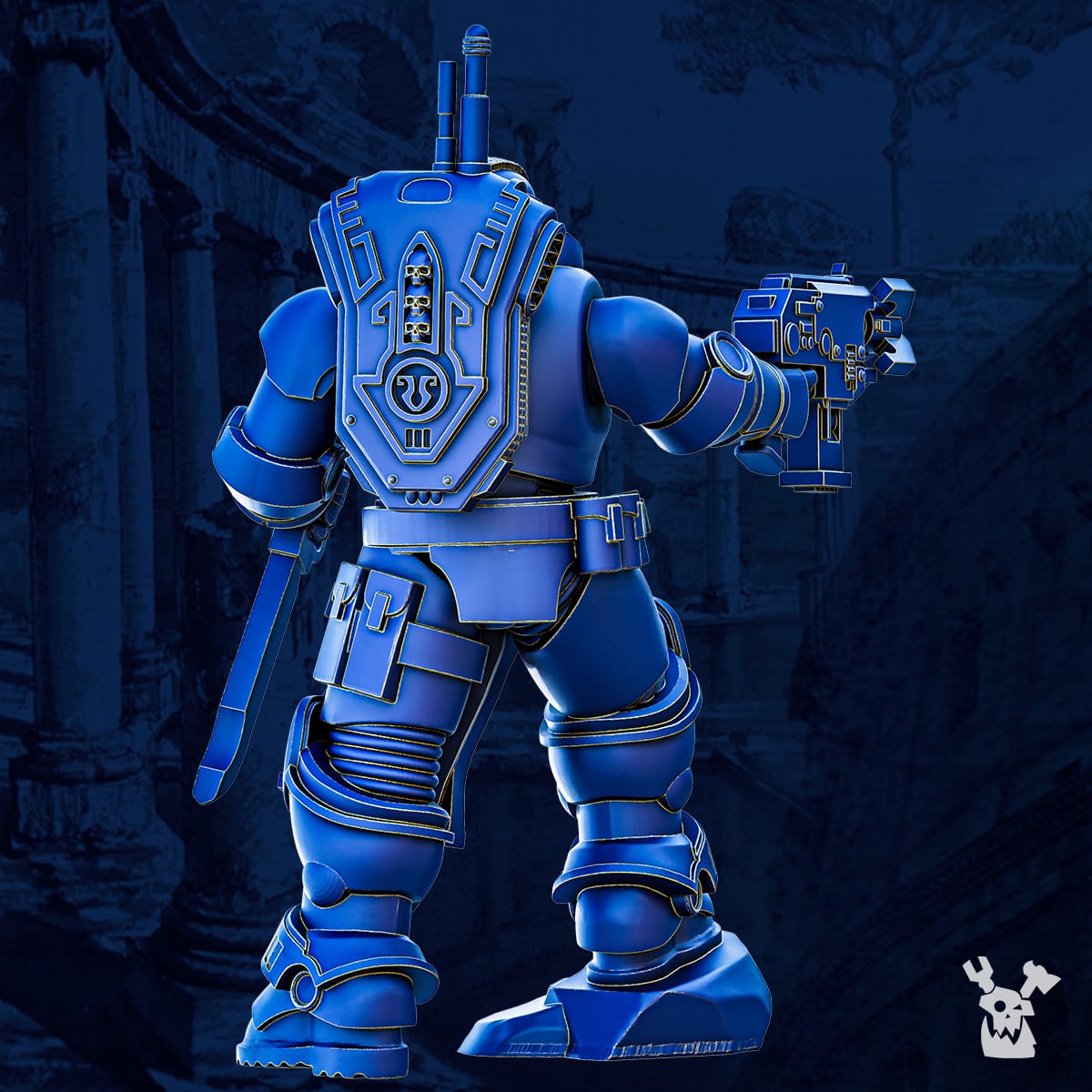Tacet Vestiga Squad (build kit) - Recon Armored Space Assault Unit of Legio Prima Victrix 5