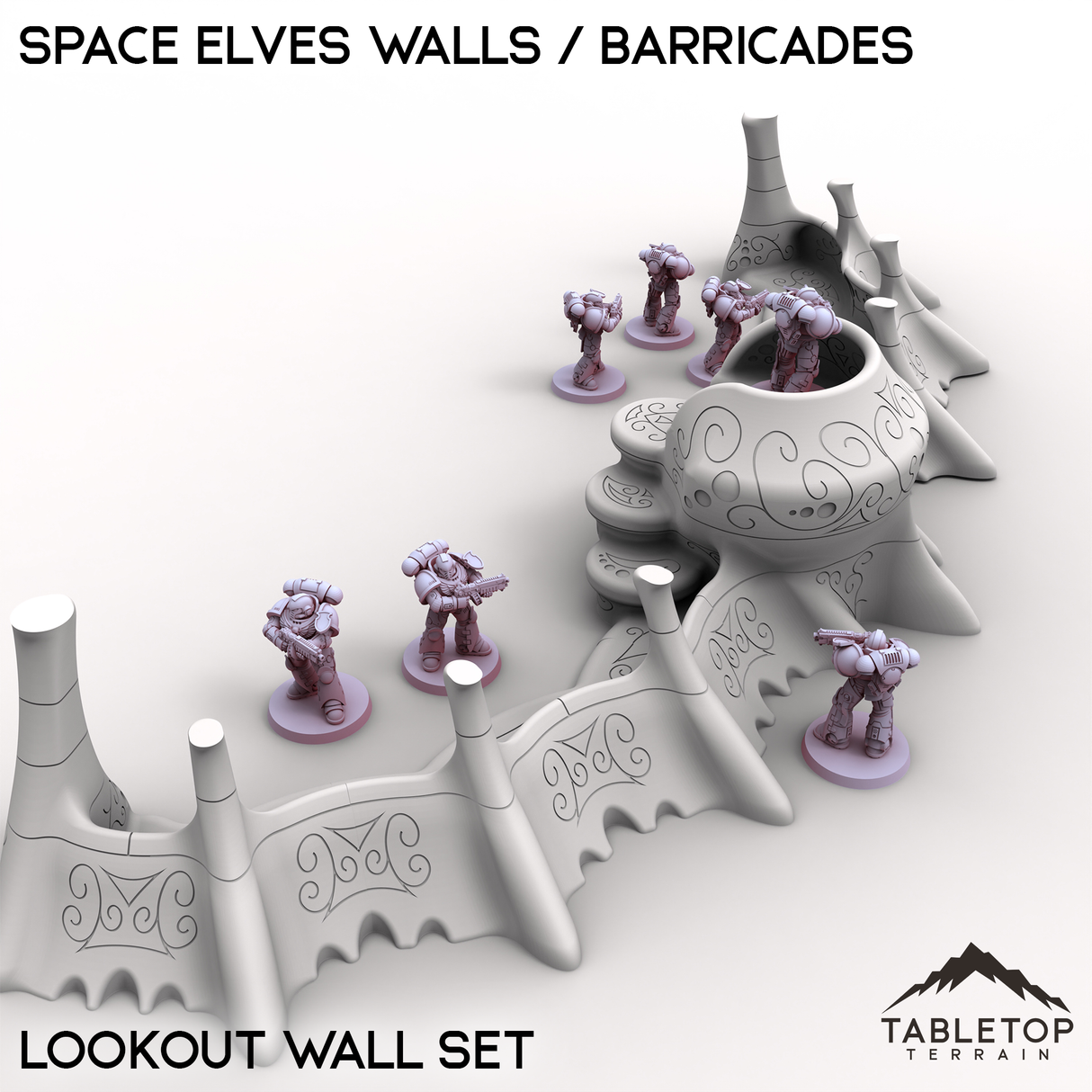 Space Elves Walls / Barricades