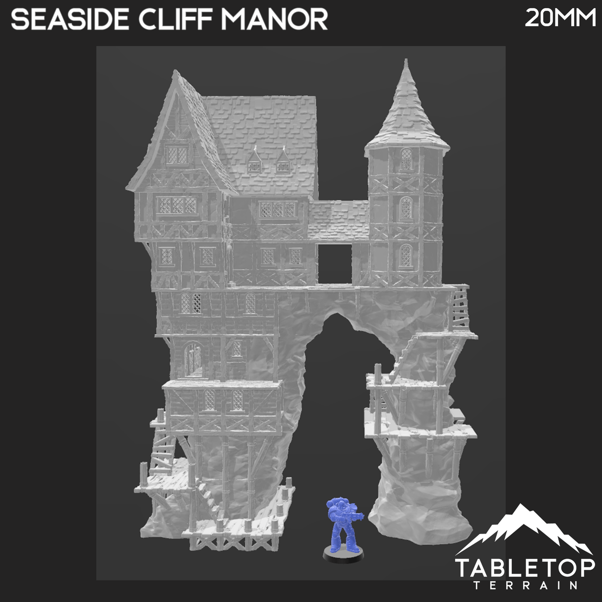 Tabletop Terrain Building Seaside Cliff Manor