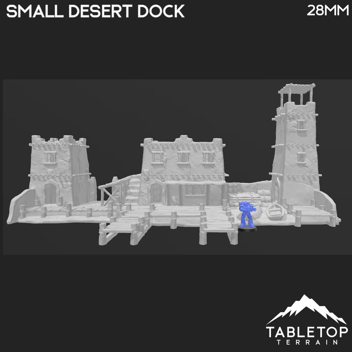 Tabletop Terrain Building Small Desert Dock