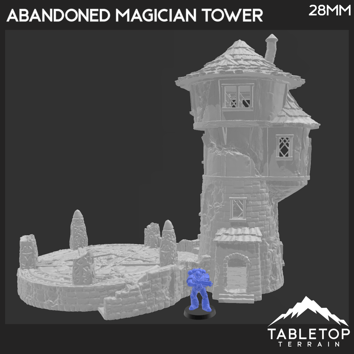 Tabletop Terrain Building Abandoned Magician Tower