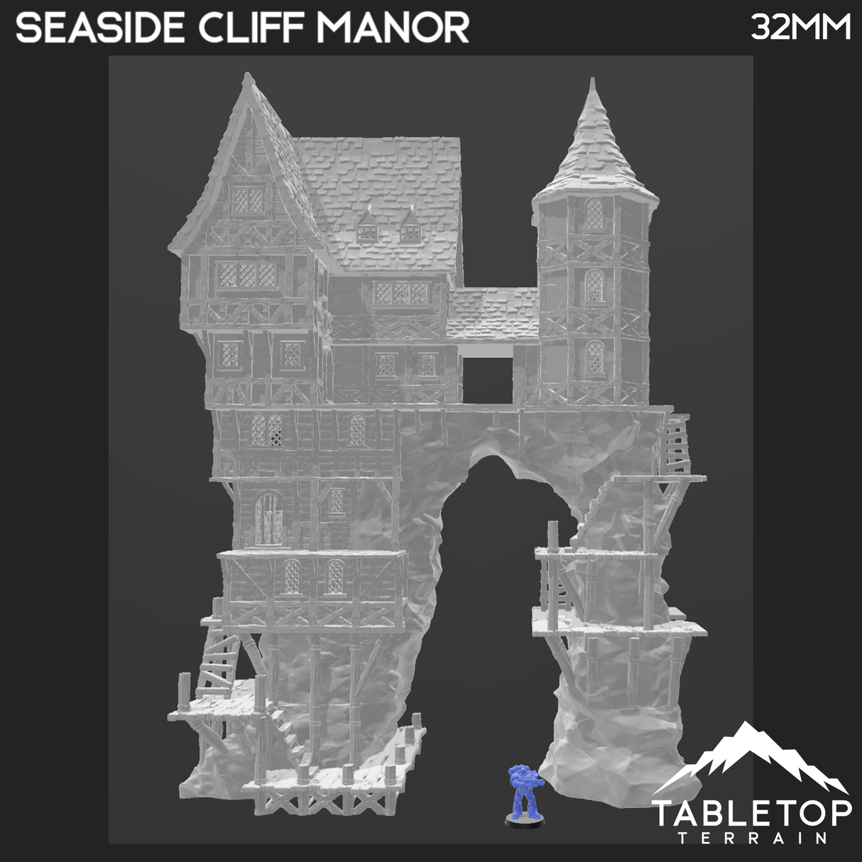 Tabletop Terrain Building Seaside Cliff Manor