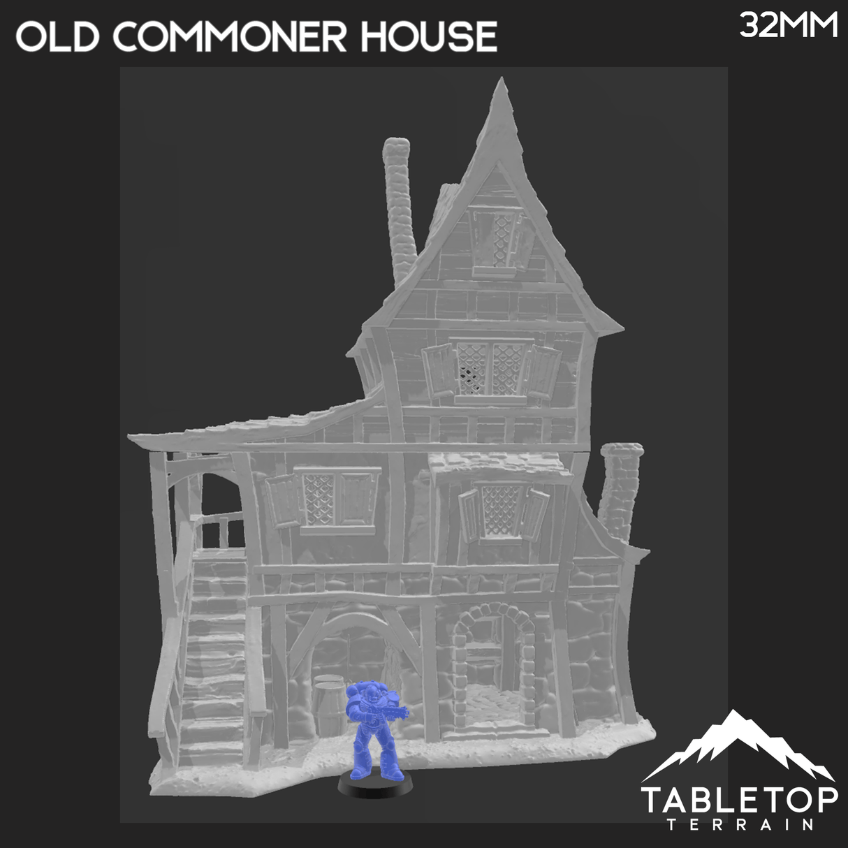 Tabletop Terrain Building Old Commoner House