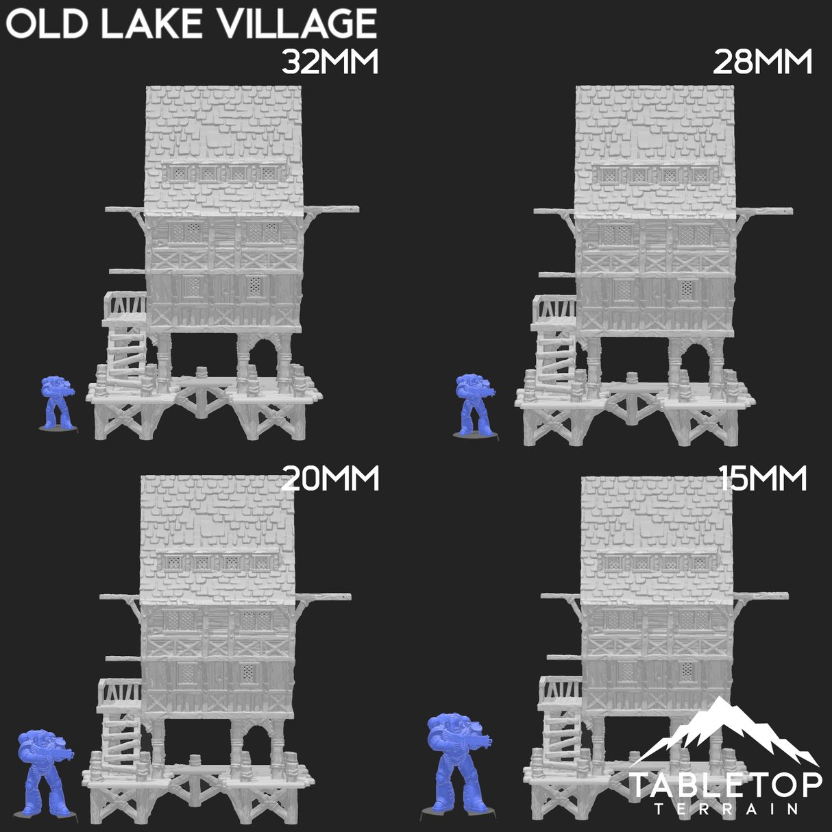 Tabletop Terrain Building Old Lake Village