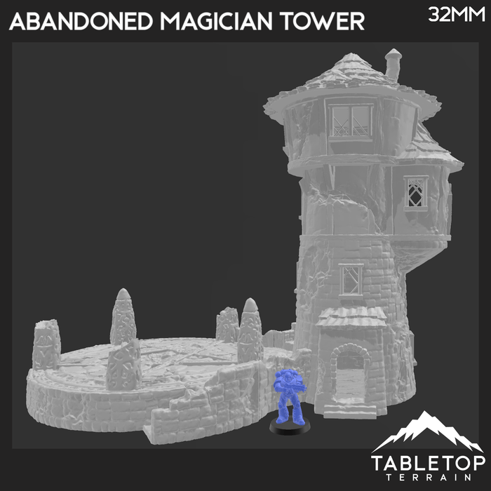 Tabletop Terrain Building Abandoned Magician Tower