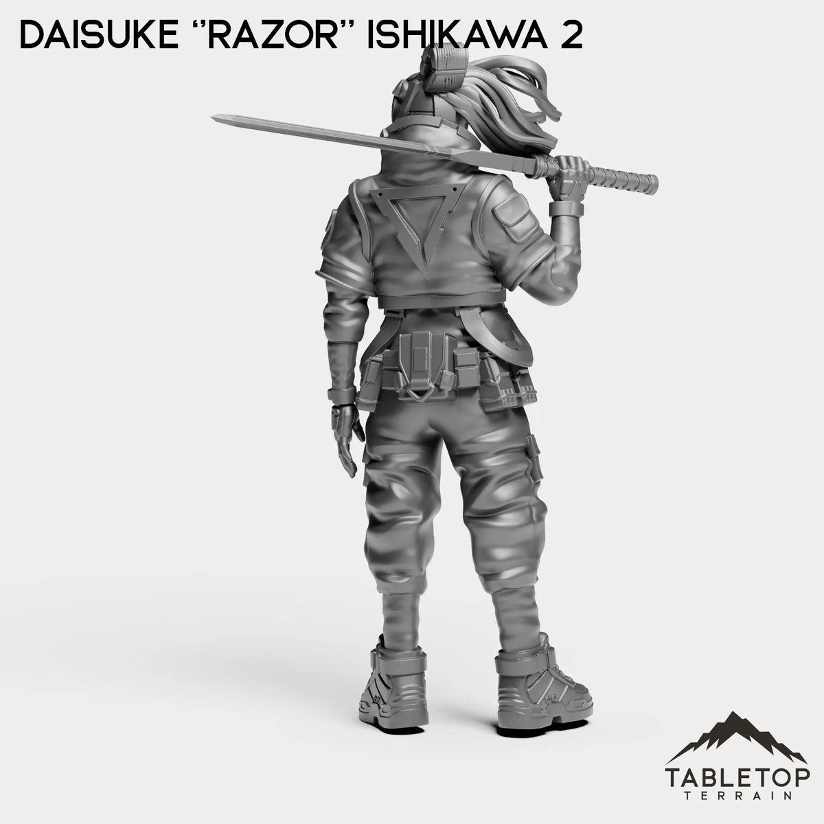 Tabletop Terrain Miniature Daisuke ''Razor'' Ishikawa