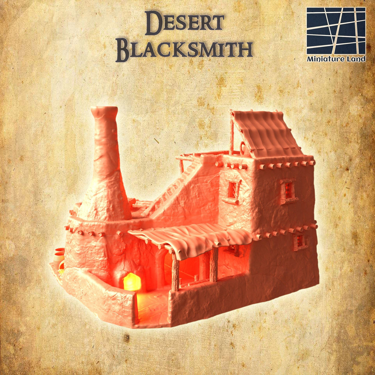 Tabletop Terrain Building Desert Blacksmith