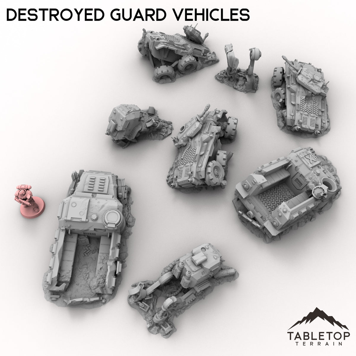 Destroyed Guard Vehicles