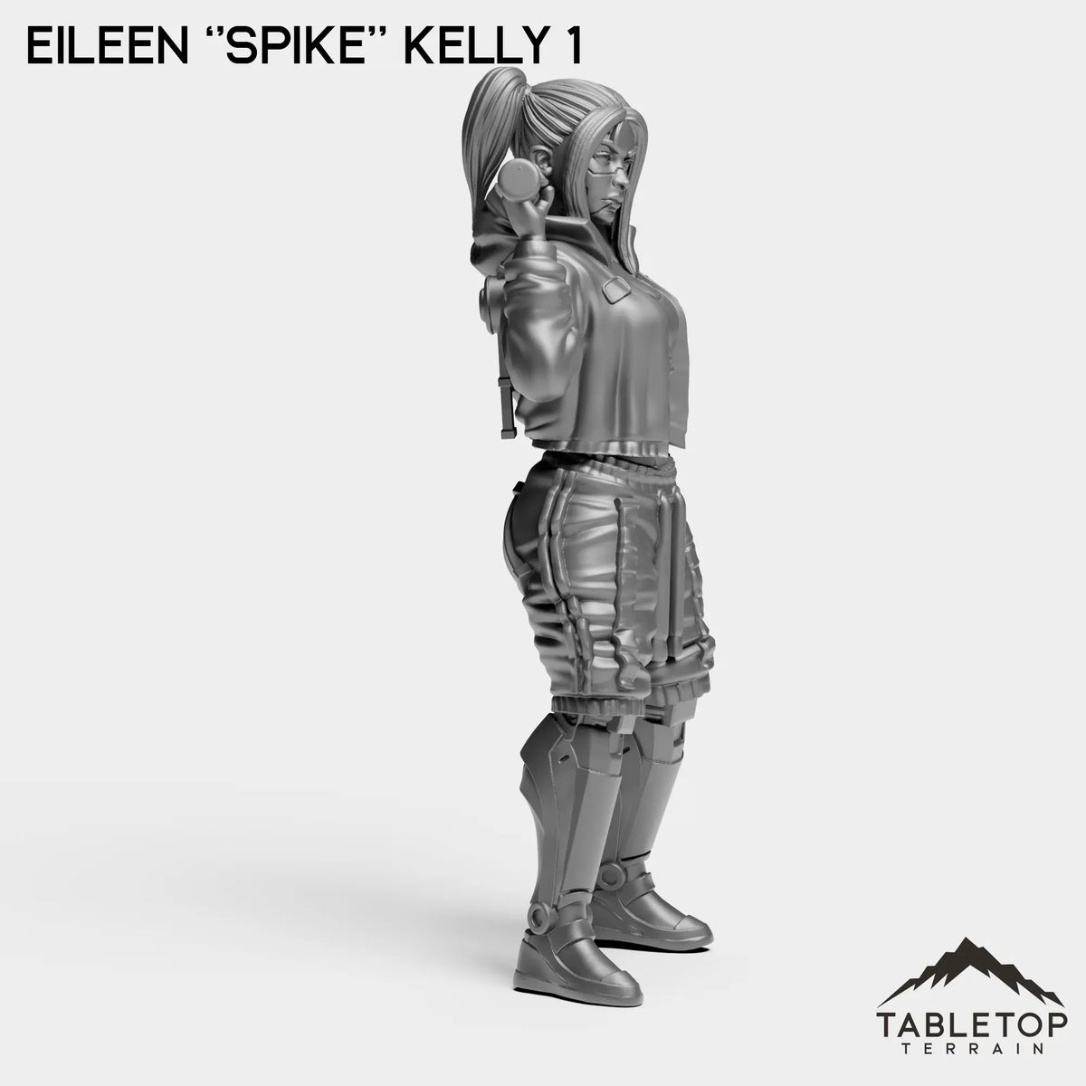 Tabletop Terrain Miniature Eileen ''Spike'' Kelly