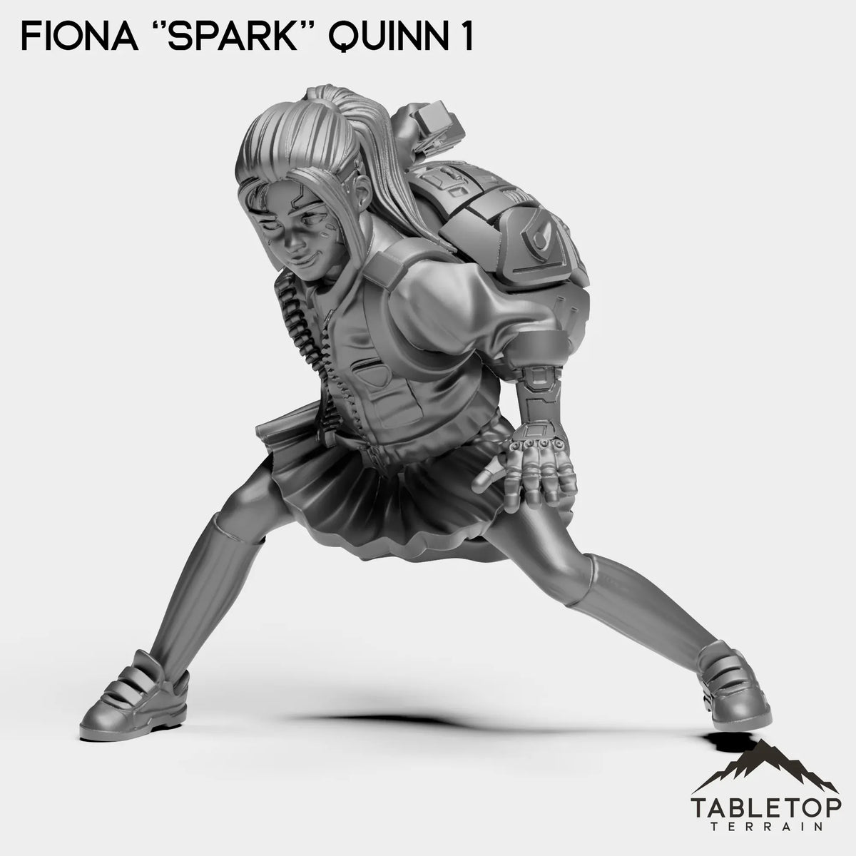 Tabletop Terrain Miniature Fiona ''Spark'' Quinn