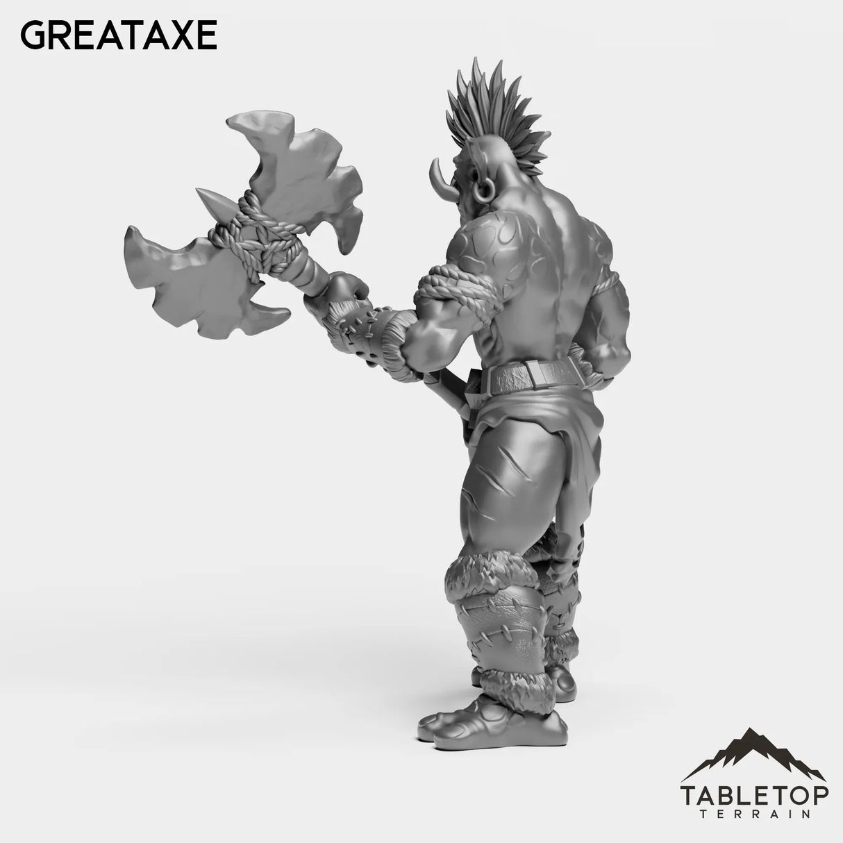 Tabletop Terrain Miniature Troll Tribe Berserker Warrior