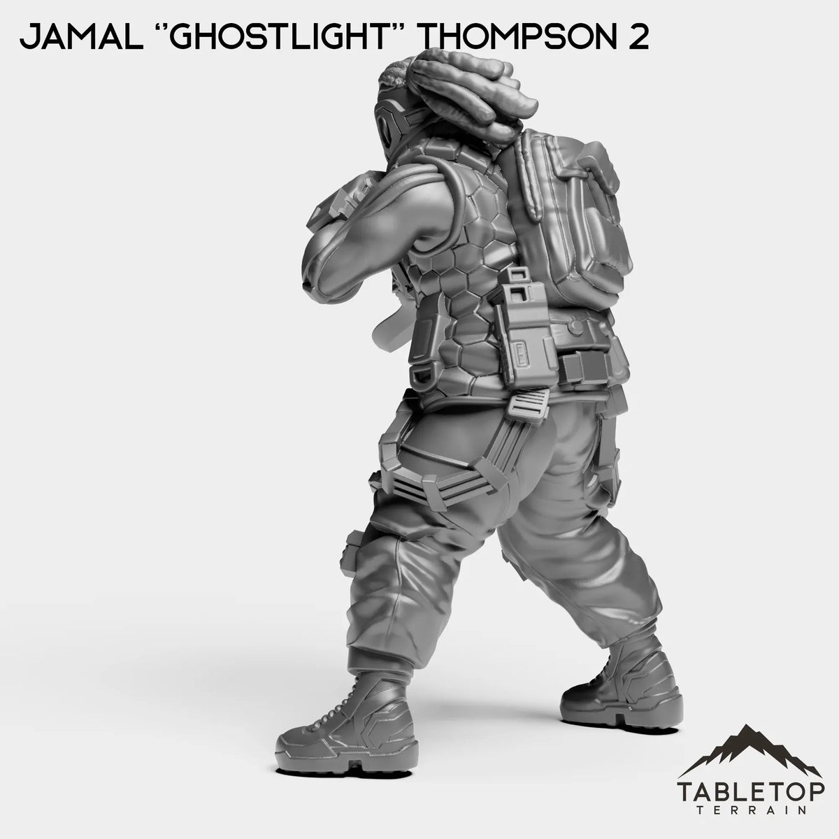 Tabletop Terrain Miniature Jamal ''Ghostlight'' Thompson
