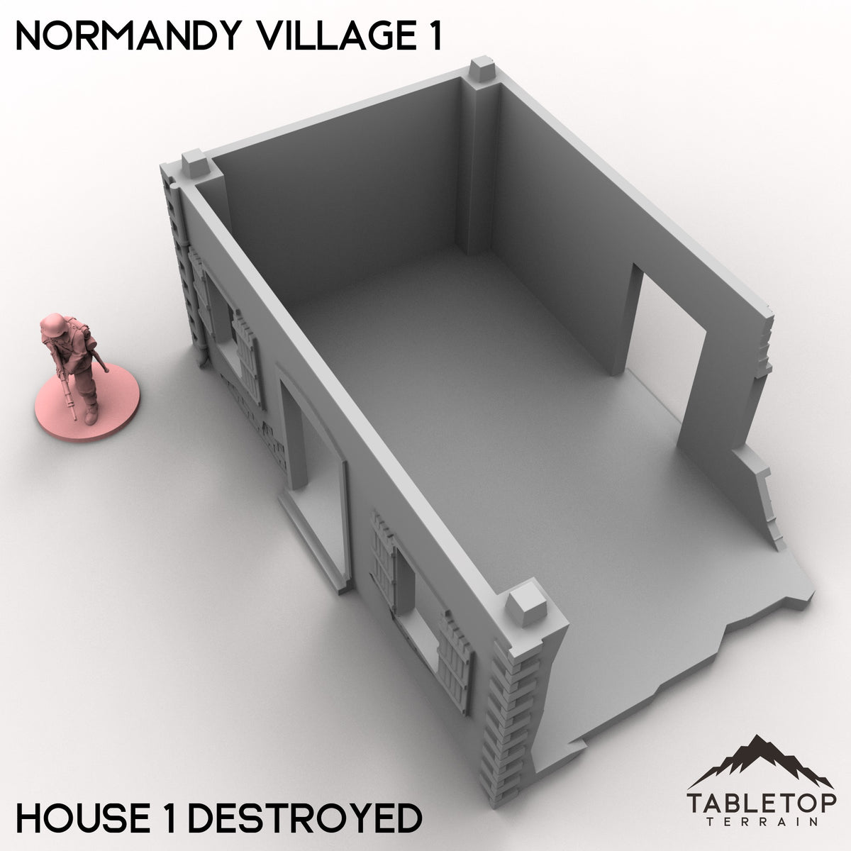 Normandy Village 1 - House 1 Destroyed