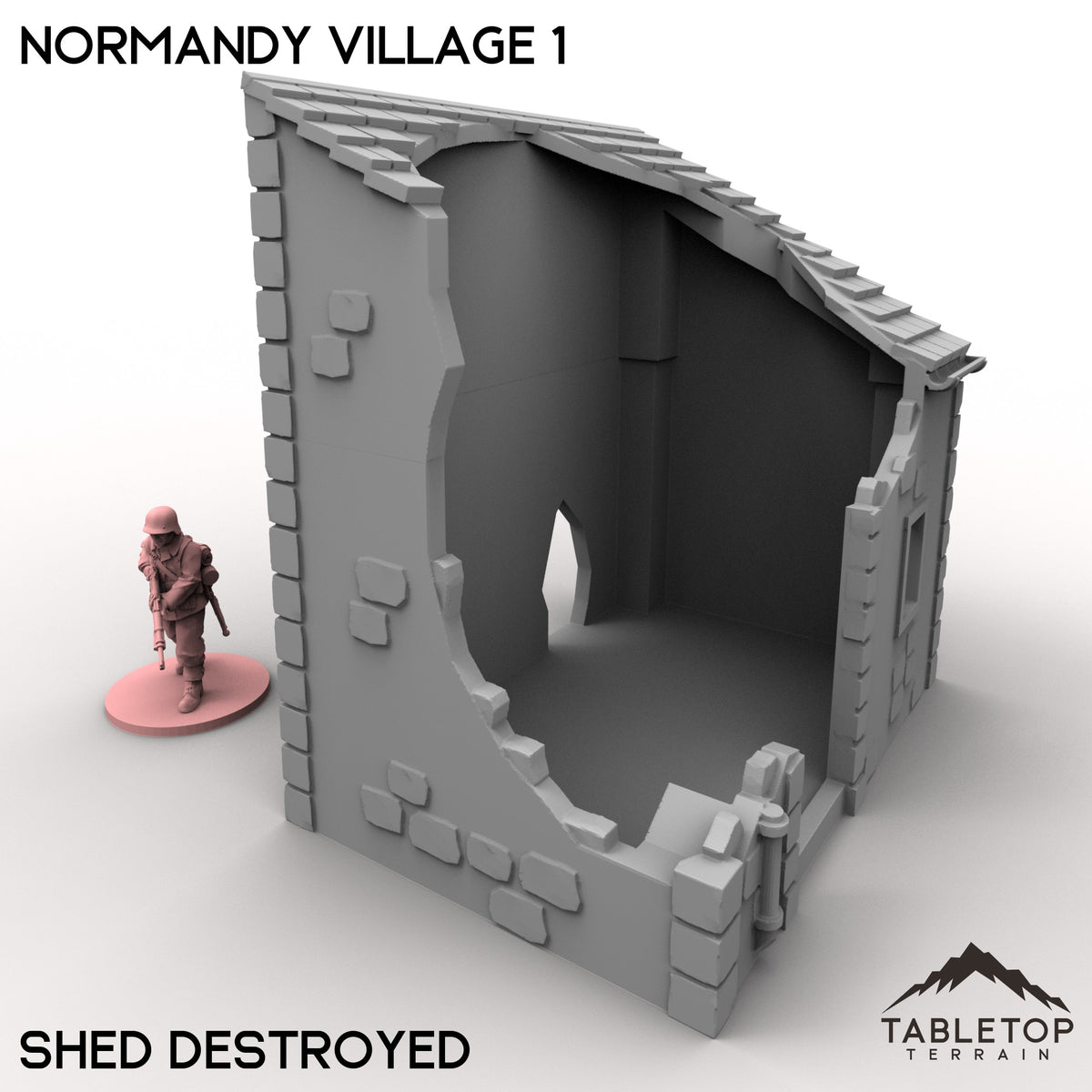 Normandy Village 1 - Shed Destroyed