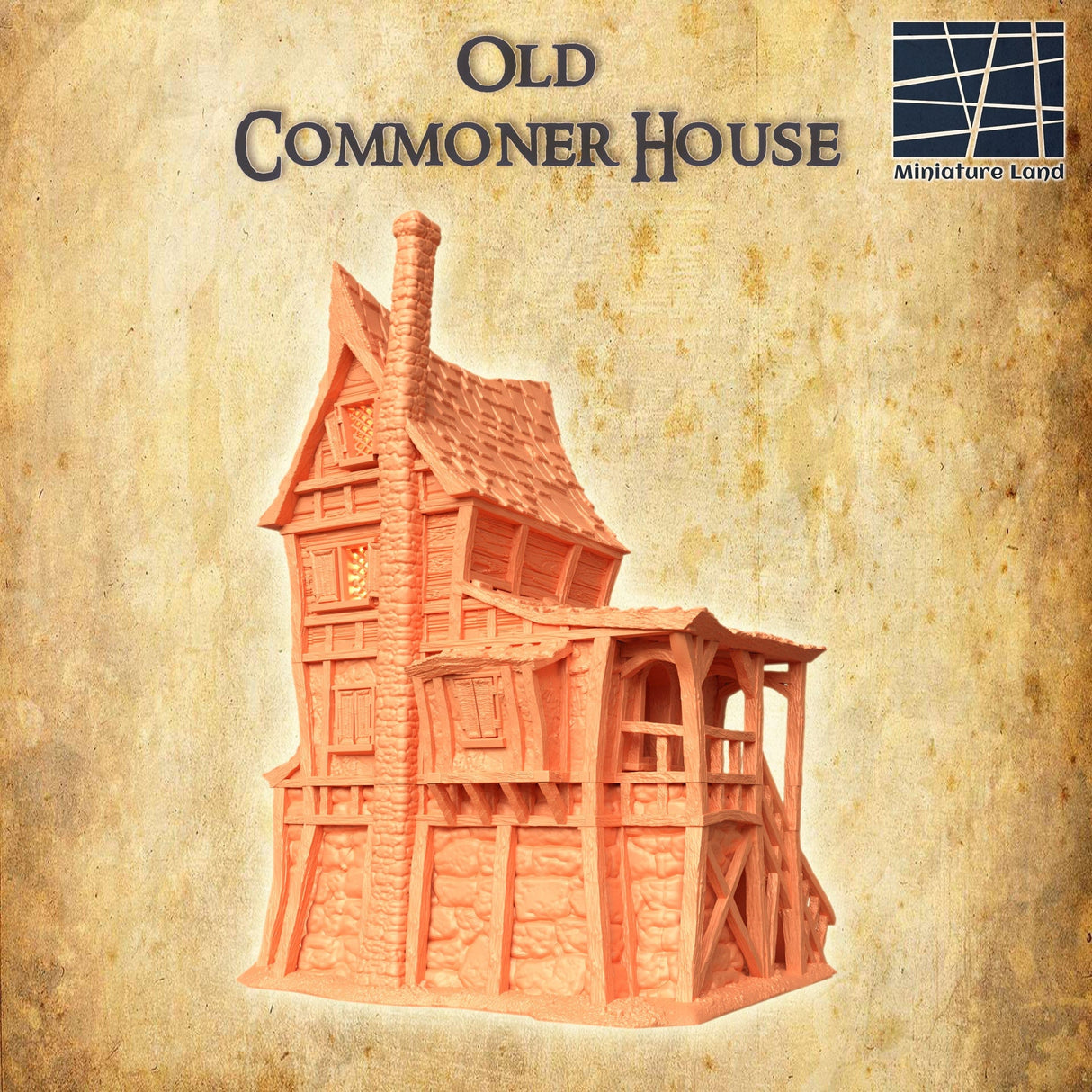 Tabletop Terrain Building Old Commoner House