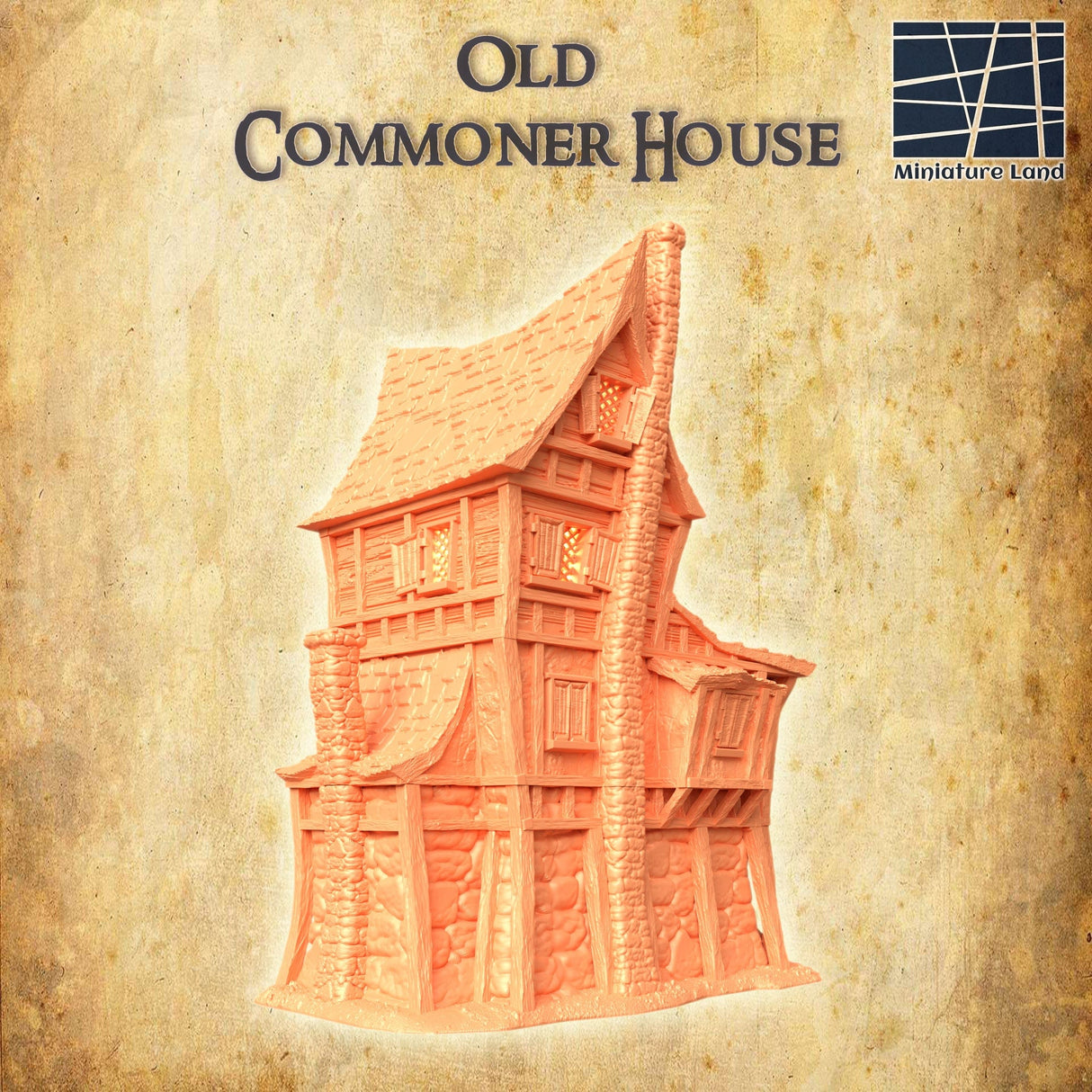 Tabletop Terrain Building Old Commoner House