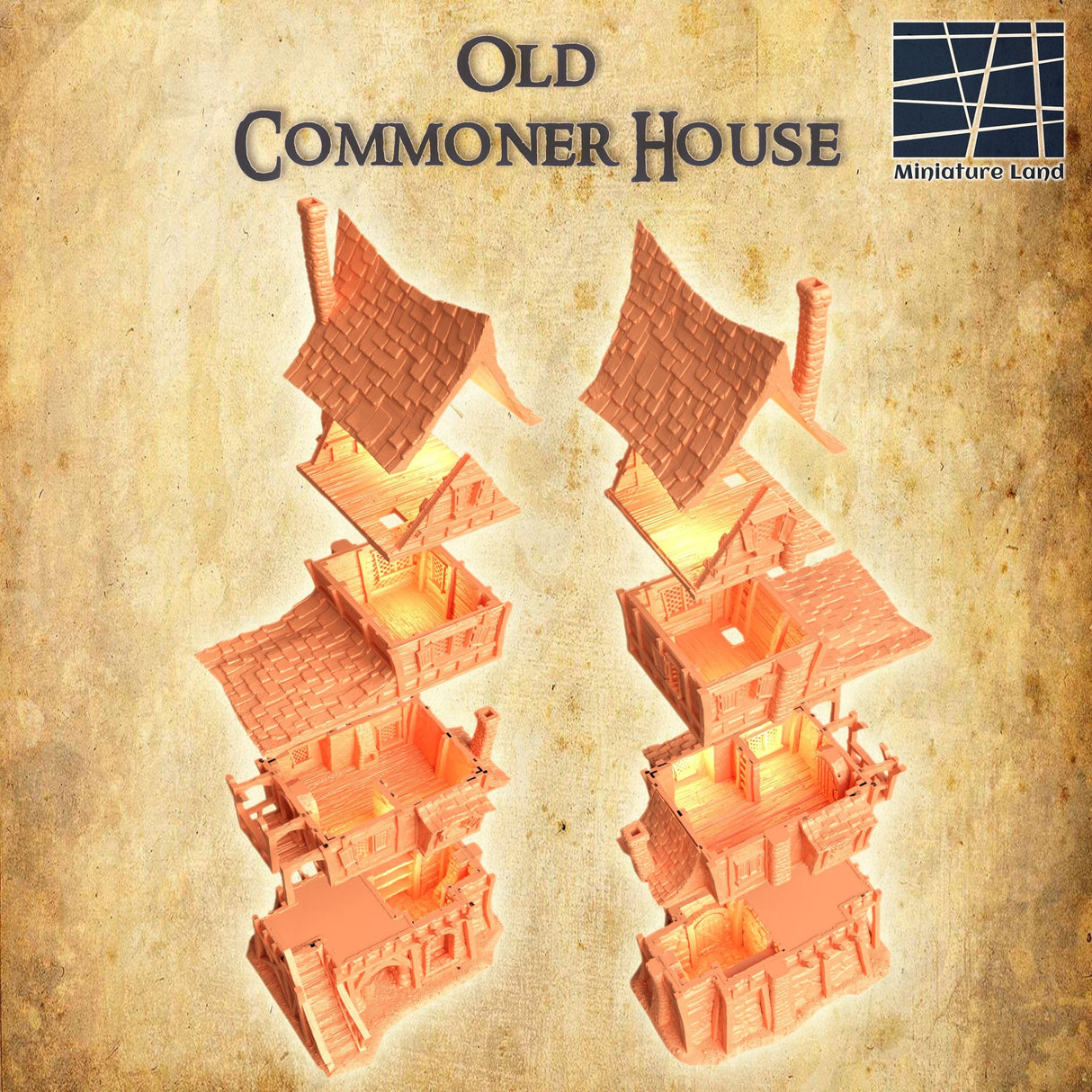 Tabletop Terrain Building Old Commoner House