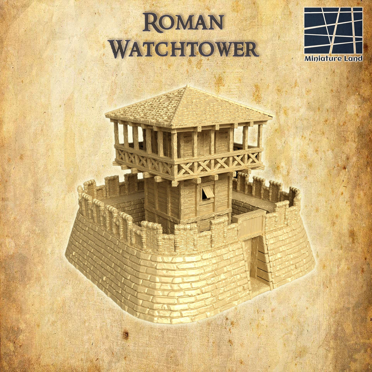 Tabletop Terrain Tower Roman Watchtower