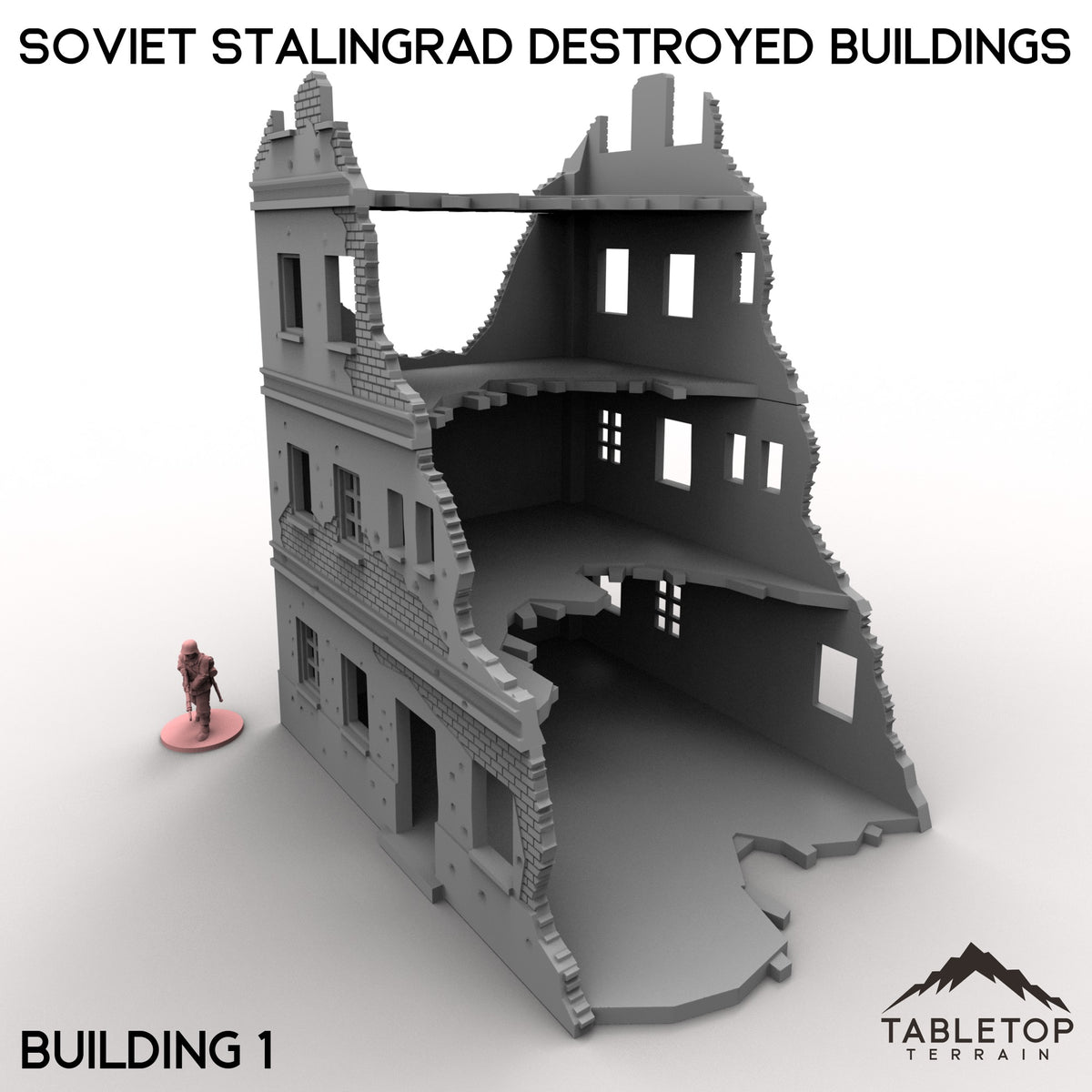 Soviet Stalingrad Destroyed Buildings - Building 1