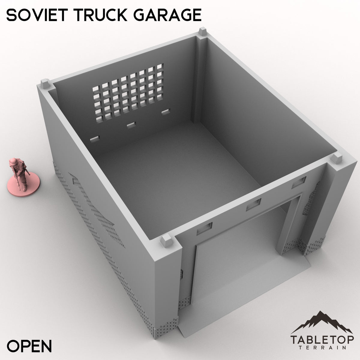 Soviet Truck Garage - Open