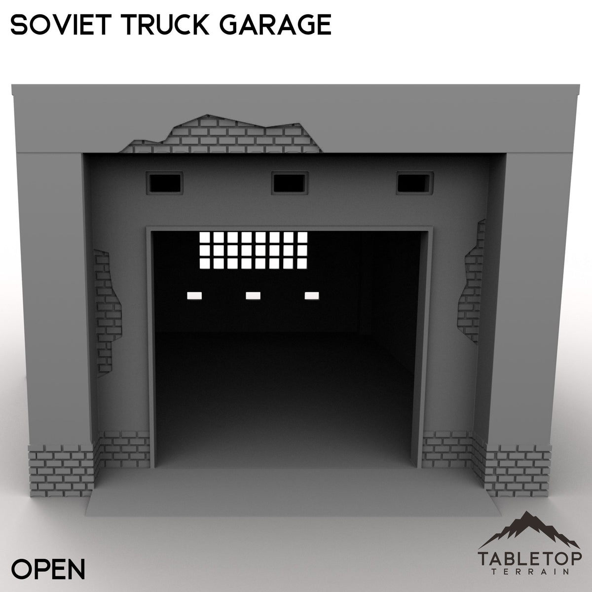 Soviet Truck Garage - Open