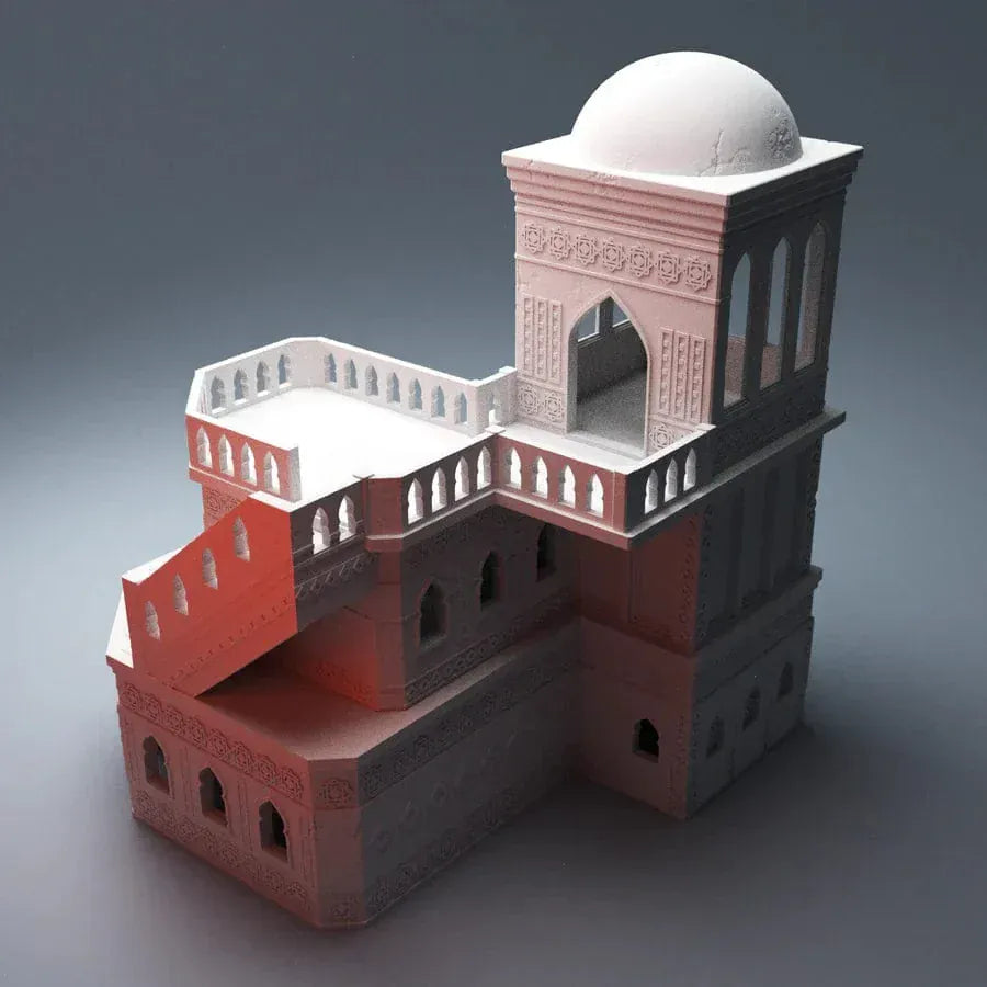 Tabletop Terrain Building Atreus Settlement Government Building - Star Wars Legion Shatterpoint Building