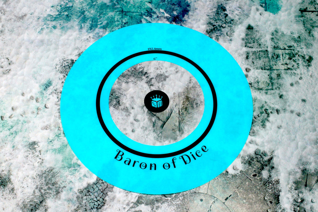 BaronOfDice Dice .Objective Markers - AOS and 40k Compatible, Set of 8