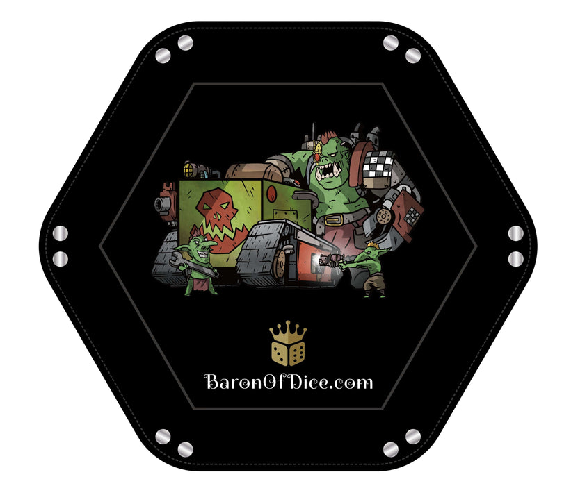 BaronOfDice Orc Tank .Premium Dice Trays