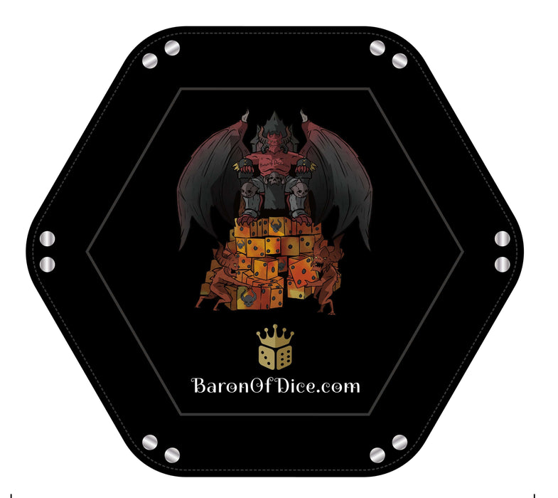 BaronOfDice Skull Throne .Premium Dice Trays