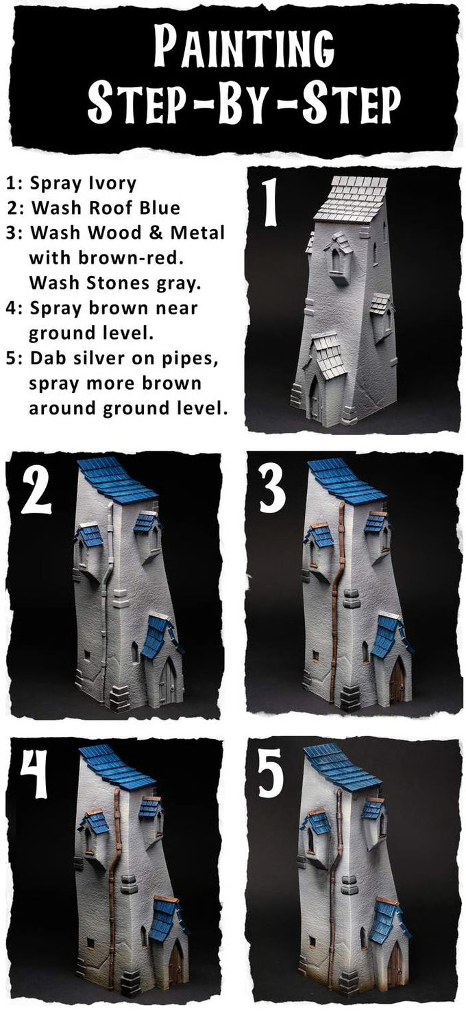 Tabletop Terrain Building Vexed Village - House D