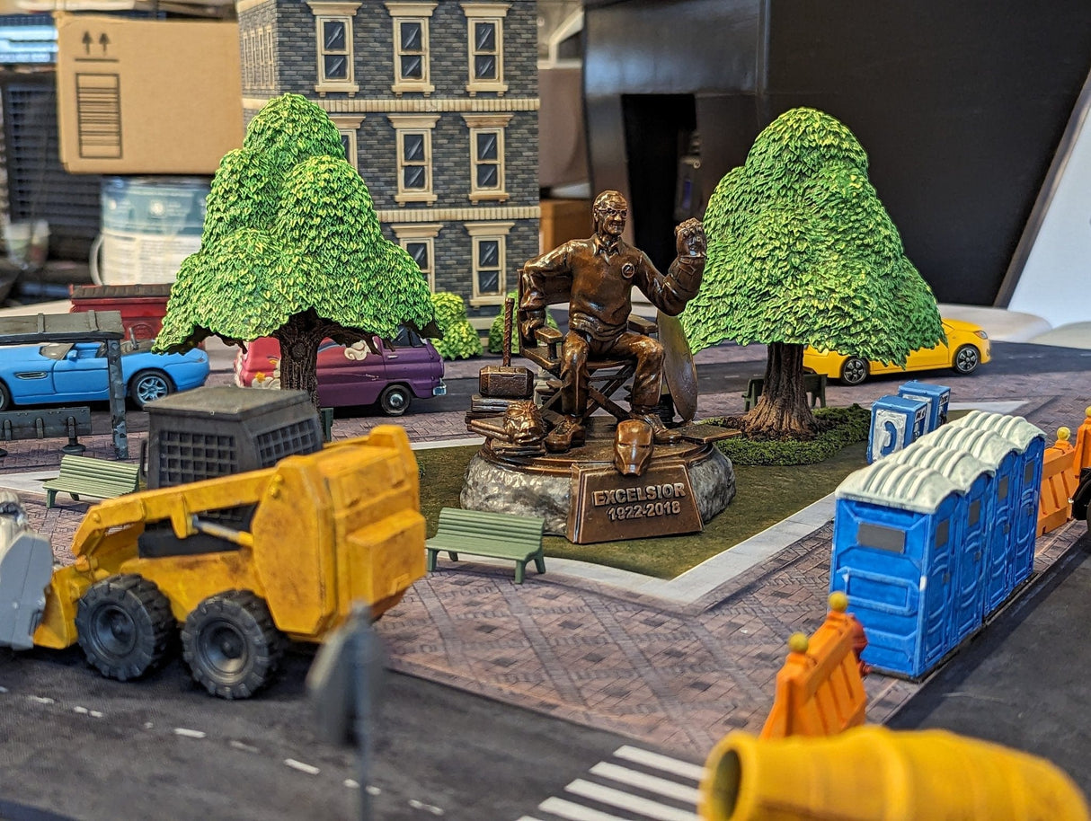 Gray Matter Gaming Gaming Mat 36x36 Modern City 2 - Neoprene Battle Mat with Bag