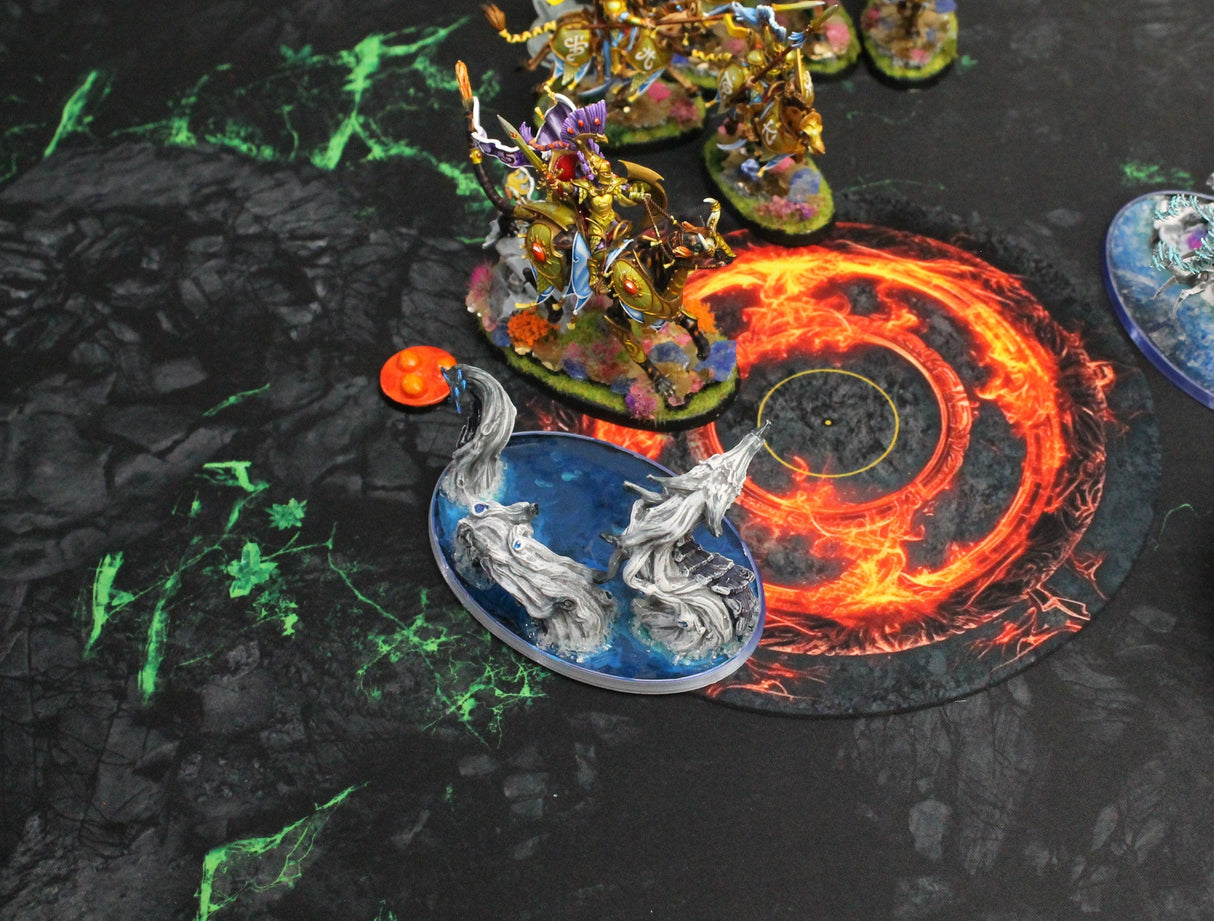 Gray Matter Gaming Gaming Mat 44x60 Blighted Cavern - Neoprene Battle Mat with Bag