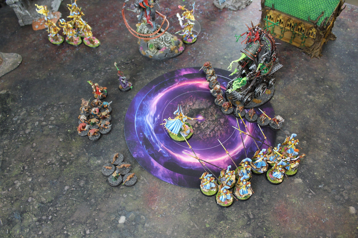 Gray Matter Gaming Gaming Mat 44x60 Boggy Swamp - Neoprene Battle Mat with Bag