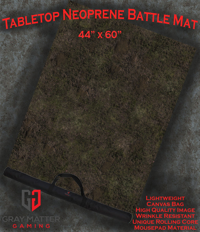 Gray Matter Gaming Gaming Mat 44x60 Dread Marsh - Neoprene Battle Mat with Bag