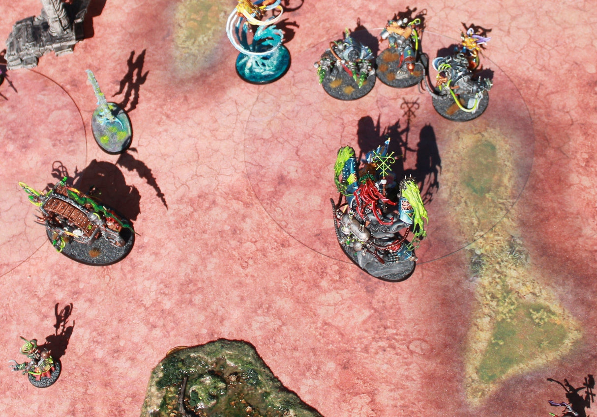 Gray Matter Gaming Gaming Mat 44x60 Toxic Cesspool - Neoprene Battle Mat with Bag