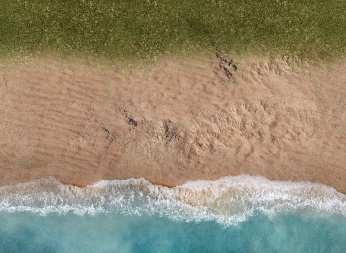 Gray Matter Gaming Gaming Mat Coastal Shore - Neoprene Battle Mat with Bag