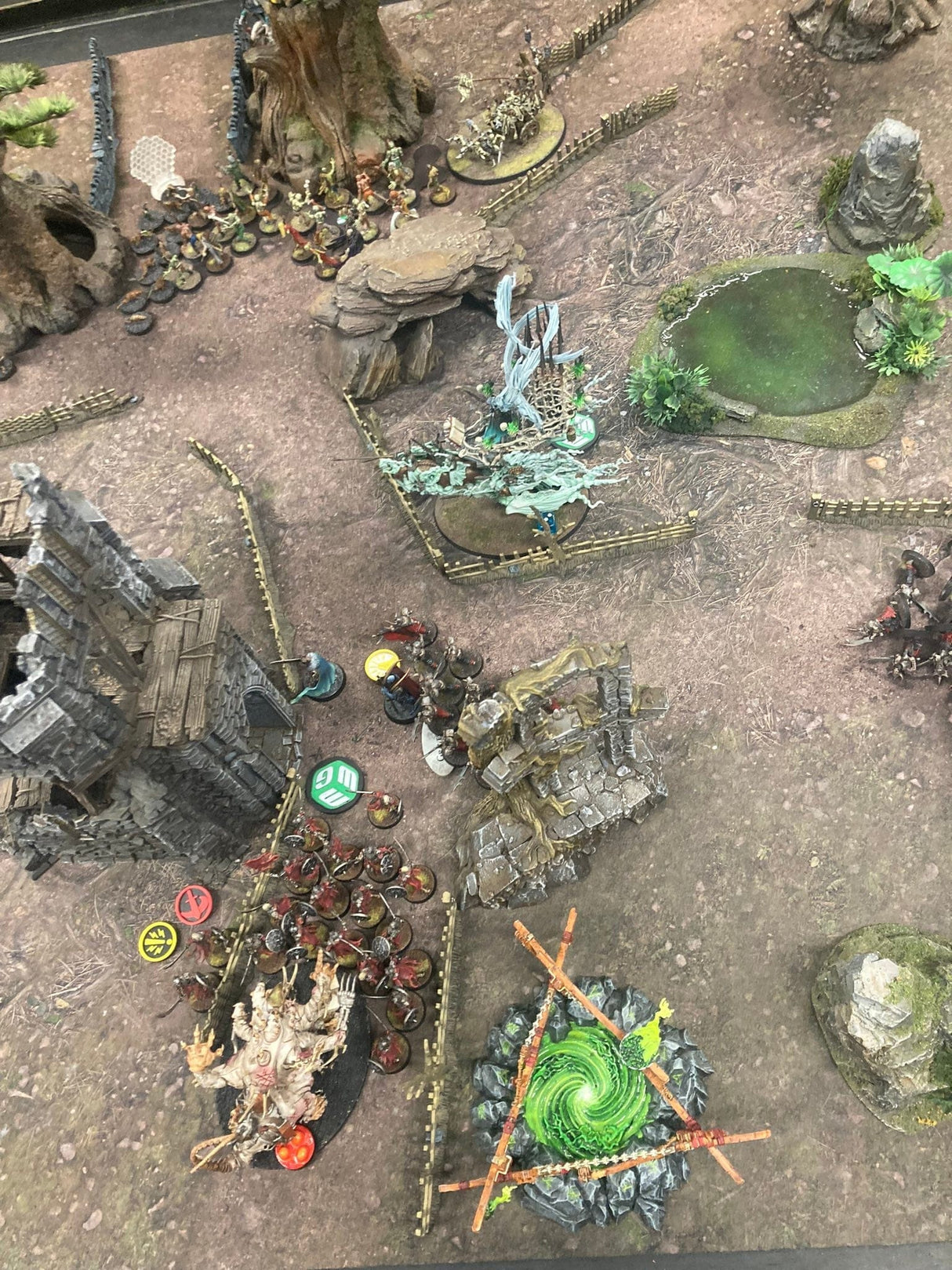 Gray Matter Gaming Gaming Mat Deep Forest - Neoprene Battle Mat with Bag