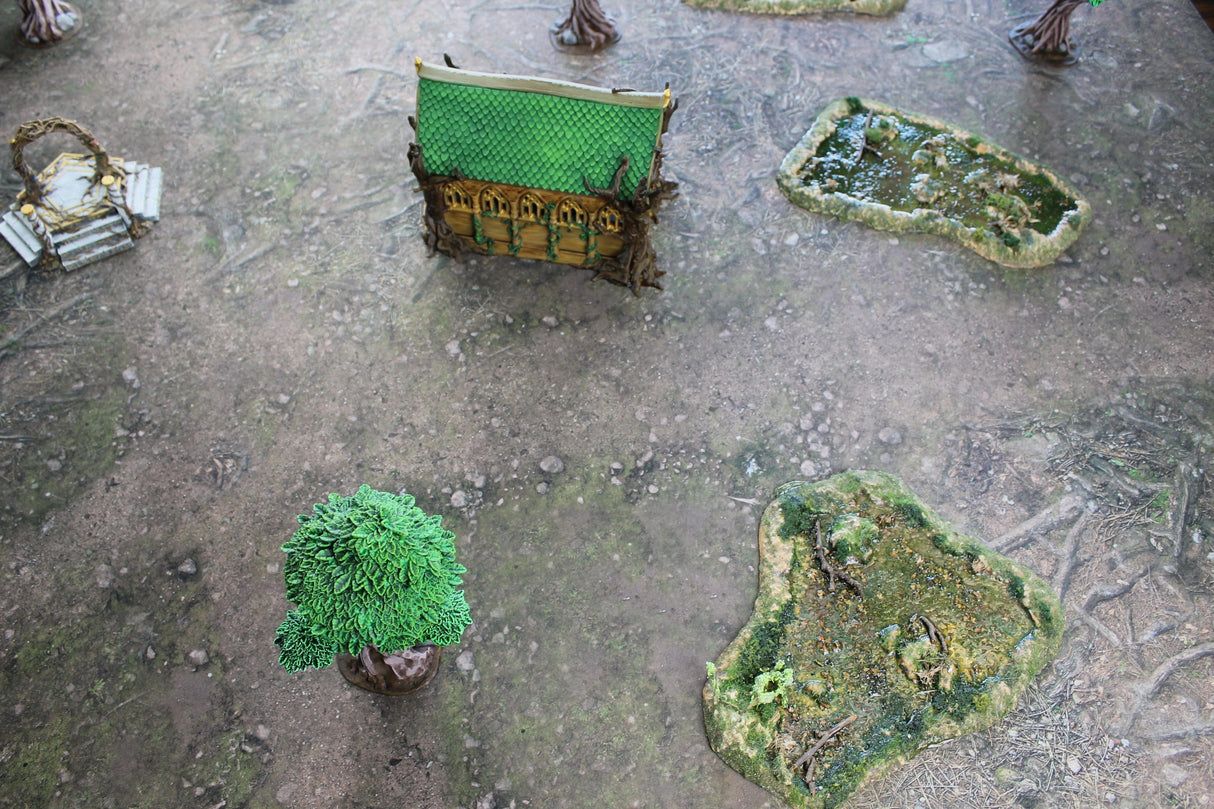 Gray Matter Gaming Gaming Mat Deep Forest - Neoprene Battle Mat with Bag
