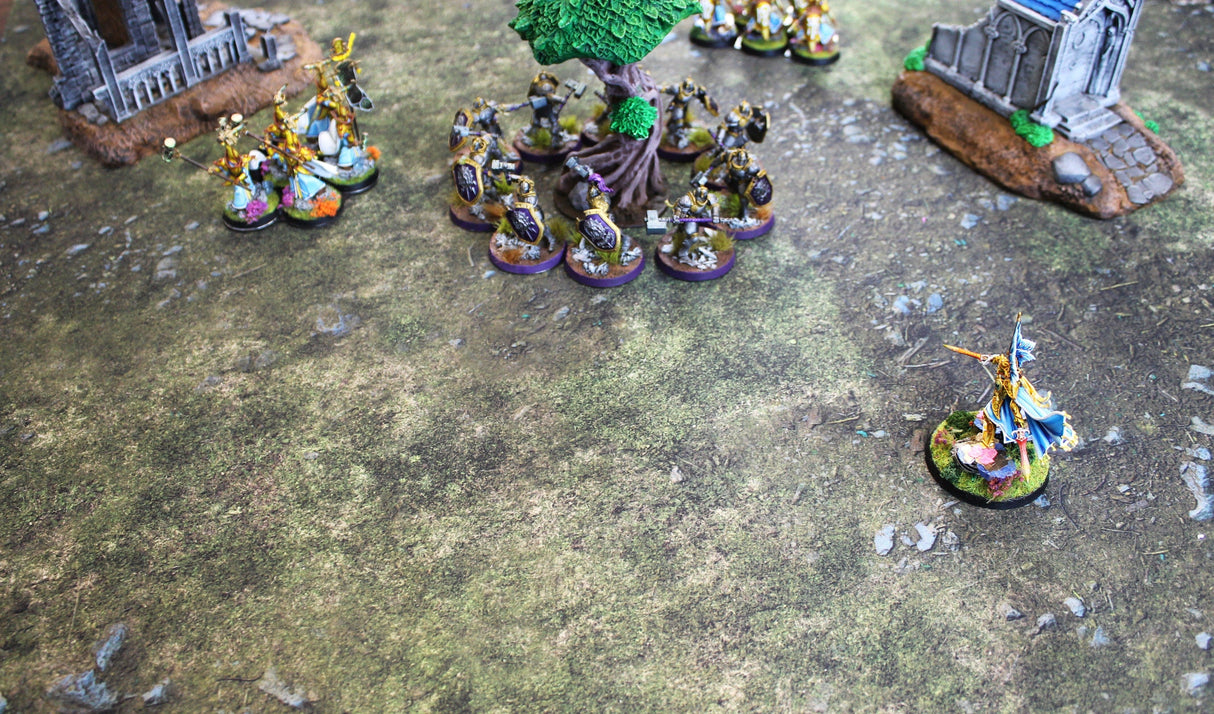 Gray Matter Gaming Gaming Mat Field of Battle - Neoprene Battle Mat with Bag